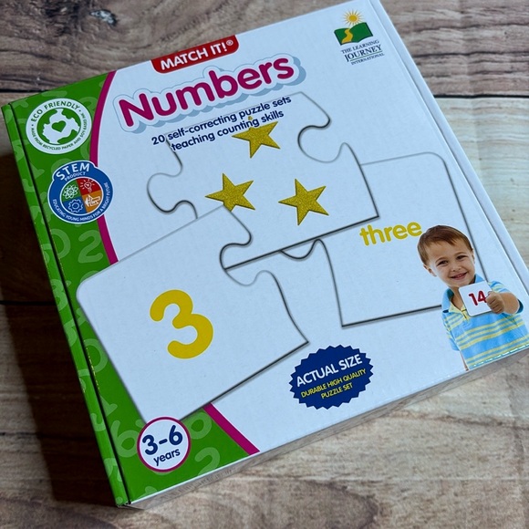 The Learning Journey Match It Numbers 1-20
3-Piece Puzzles - Picture 4 of 4